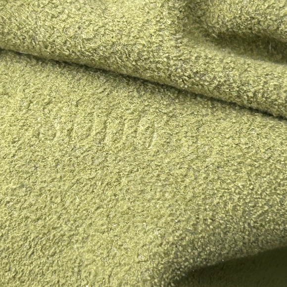 💚💚 RARE  RETIRED authentic Louis Vuitton LICHEN green denim, baggy pm - Picture 14 of 16